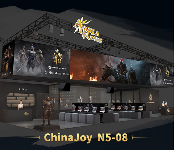 2021ChinaJoy安琪拉游戏展台设计